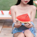 萌芽儿o0《西瓜与夏天》主题写真：33张全套美图