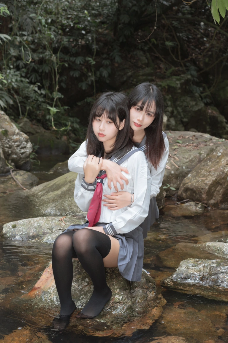 萌芽儿o0《小溪JK百合（&请叫我若生）》主题写真：93张全套美图