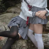萌芽儿o0《小溪JK百合（&请叫我若生）》主题写真：93张全套美图