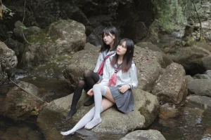 萌芽儿o0《小溪JK百合（&请叫我若生）》主题写真：93张全套美图