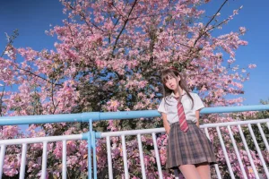萌芽儿o0《异木棉花》主题写真：26张全套美图