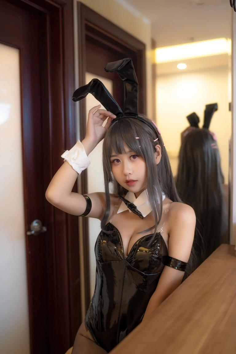 萌芽儿o0《麻衣兔女郎》主题写真：24张全套美图