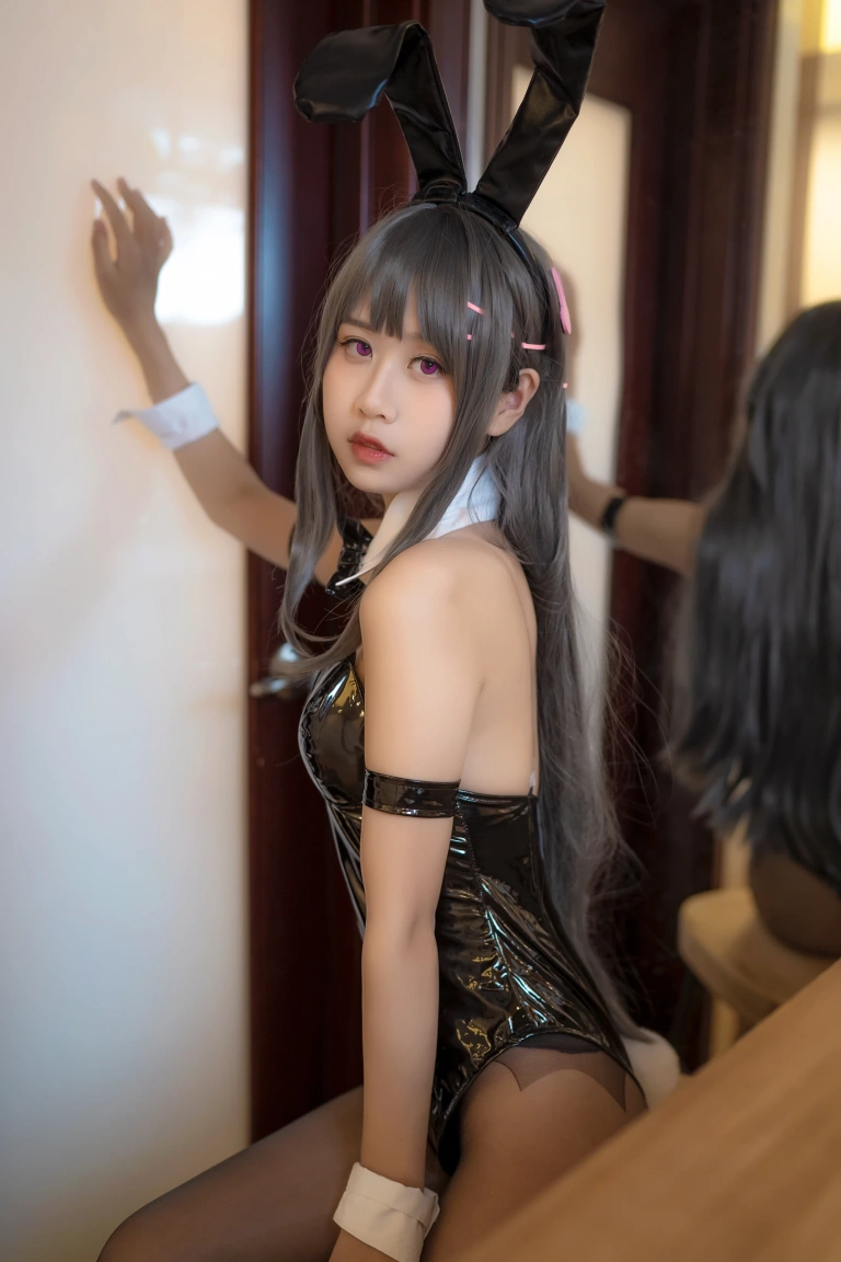 萌芽儿o0《麻衣兔女郎》主题写真：24张全套美图