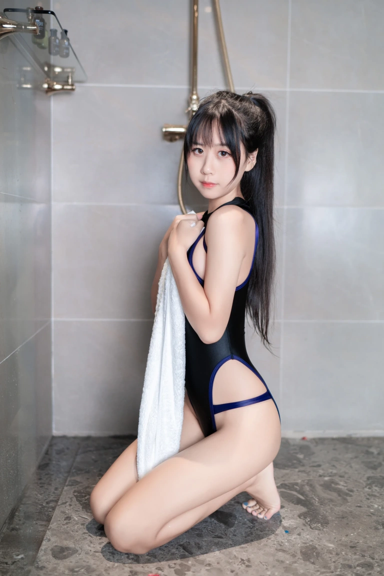 萌芽儿o0《竞泳》主题写真：29张全套美图