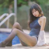 萌芽儿o0《竞泳 得体社》主题写真：17张全套美图