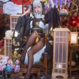 萌芽儿o0《白兔和服》主题写真：18张全套美图