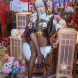 萌芽儿o0《白兔和服》主题写真：18张全套美图