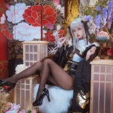 萌芽儿o0《白兔和服》主题写真：18张全套美图