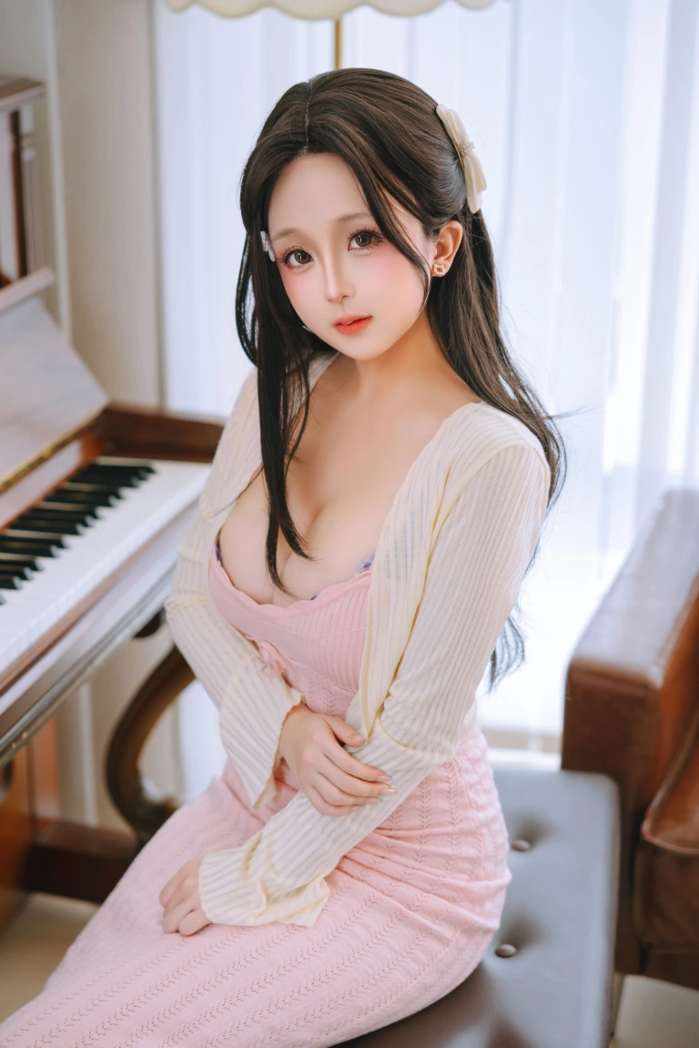 日奈娇(椎名莜)《钢琴老师》主题写真：215张全套美图，含5个视频