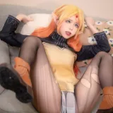 Quan冉有点饿《异世界舅妈》主题写真：110张全套美图