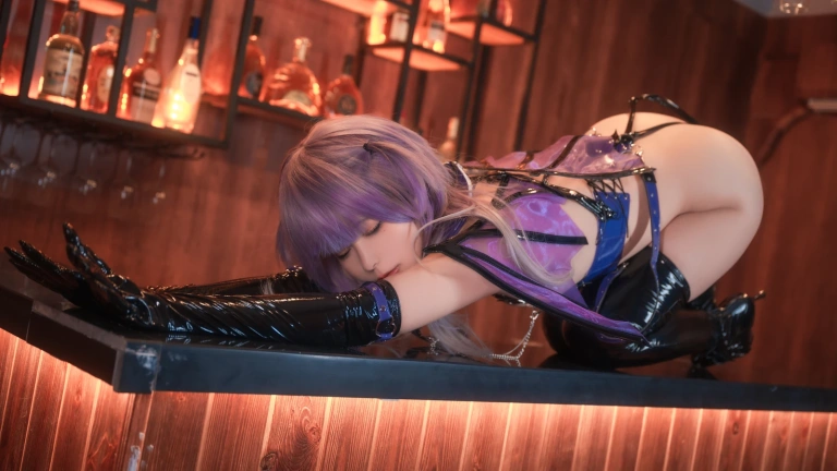 Quan冉有点饿《魅魔兔》主题写真：18张全套美图