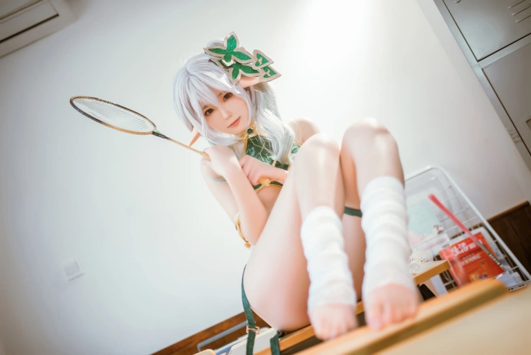 Quan冉有点饿《纳西妲同人》主题写真：46张全套美图