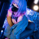 Quan冉有点饿《LUNA 高叉兔女郎》主题写真：28张全套美图