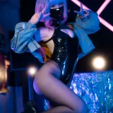 Quan冉有点饿《LUNA 高叉兔女郎》主题写真：28张全套美图