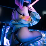 Quan冉有点饿《LUNA 高叉兔女郎》主题写真：28张全套美图