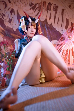 Quan冉有点饿《酒吞同人僵尸》主题写真：47张全套美图