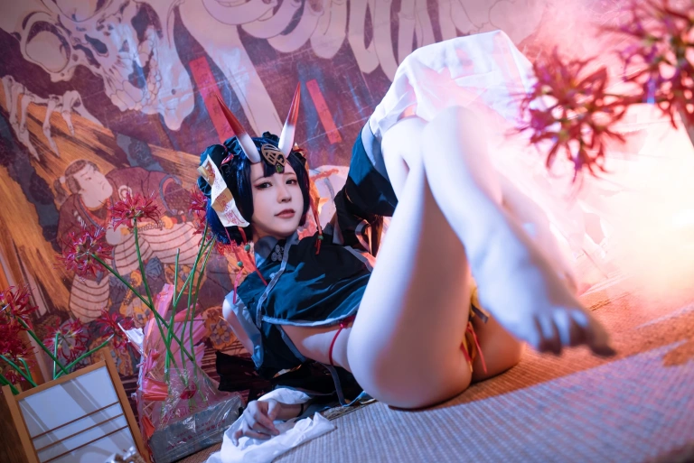Quan冉有点饿《酒吞同人僵尸》主题写真：47张全套美图