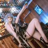 Quan冉有点饿《PA15 香槟怪盗》主题写真：54张全套美图