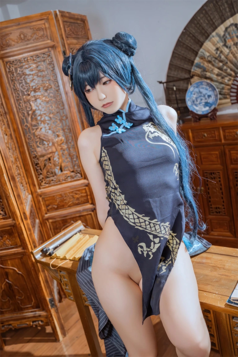 Quan冉有点饿《妃咲》主题写真：62张全套美图