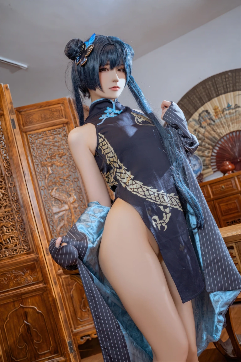 Quan冉有点饿《妃咲》主题写真：62张全套美图