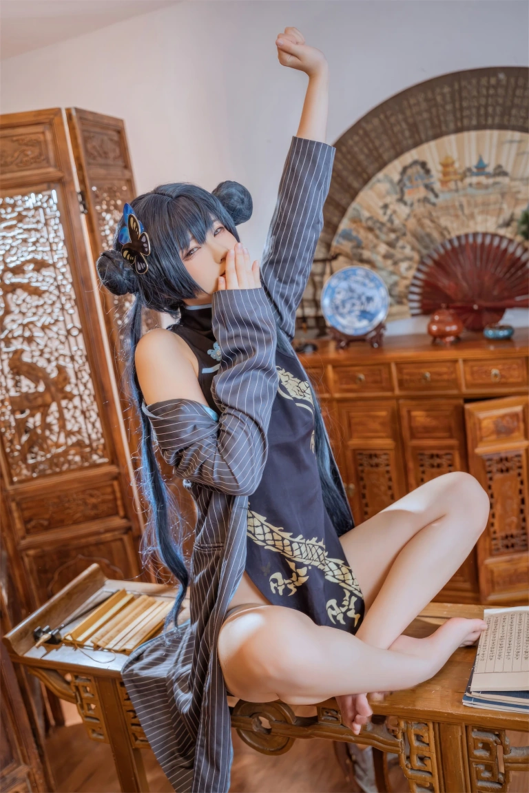 Quan冉有点饿《妃咲》主题写真：62张全套美图