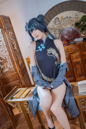Quan冉有点饿《妃咲》主题写真：62张全套美图