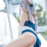 Quan冉有点饿《申鹤同人礼服》主题写真：54张全套美图