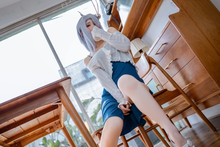 Quan冉有点饿《申鹤同人礼服》主题写真：54张全套美图