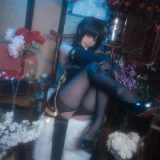 Quan冉有点饿《镇海旗袍》主题写真：44张全套美图
