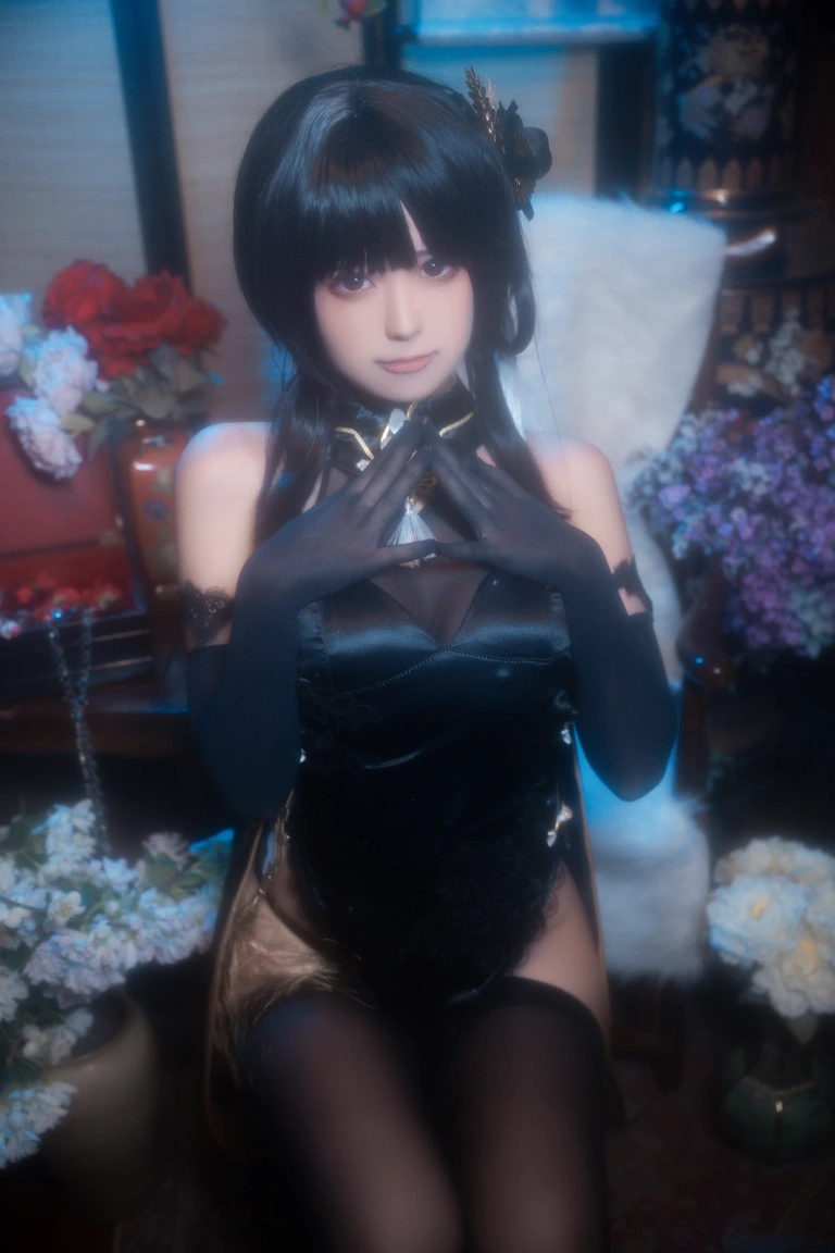 Quan冉有点饿《镇海旗袍》主题写真：44张全套美图