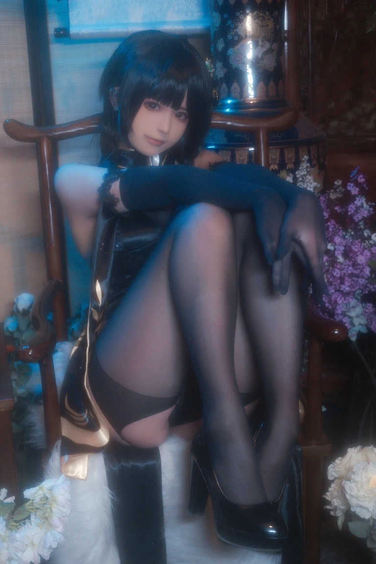 Quan冉有点饿《镇海旗袍》主题写真：44张全套美图