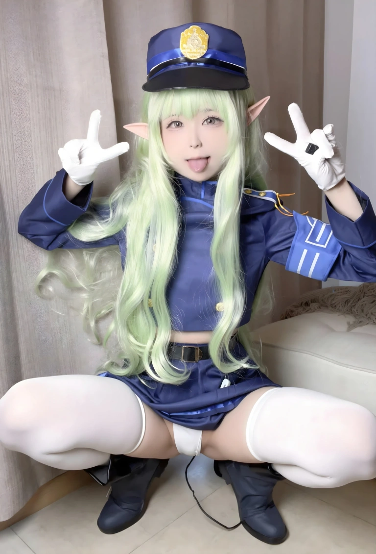 Quan冉有点饿《蔚蓝档案 橘光》主题写真：32张全套美图
