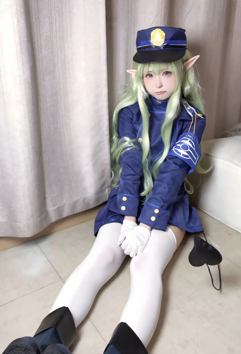 Quan冉有点饿《蔚蓝档案 橘光》主题写真：32张全套美图
