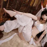 Quan冉有点饿《碧蓝航线 能代舞娘》主题写真：45张全套美图
