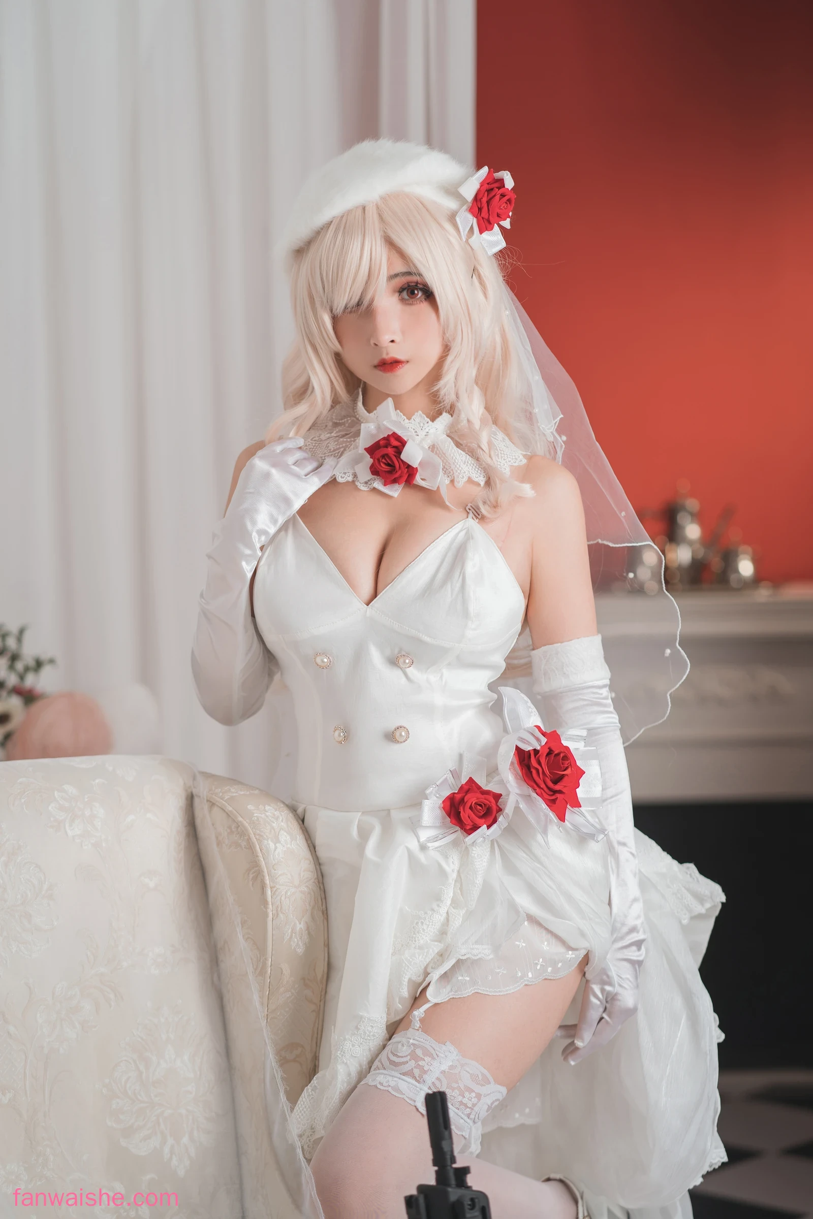 rioko凉凉子 rioko凉凉子 NO.001 - G36c花嫁