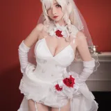 rioko凉凉子《G36c花嫁》主题写真：25张全套美图