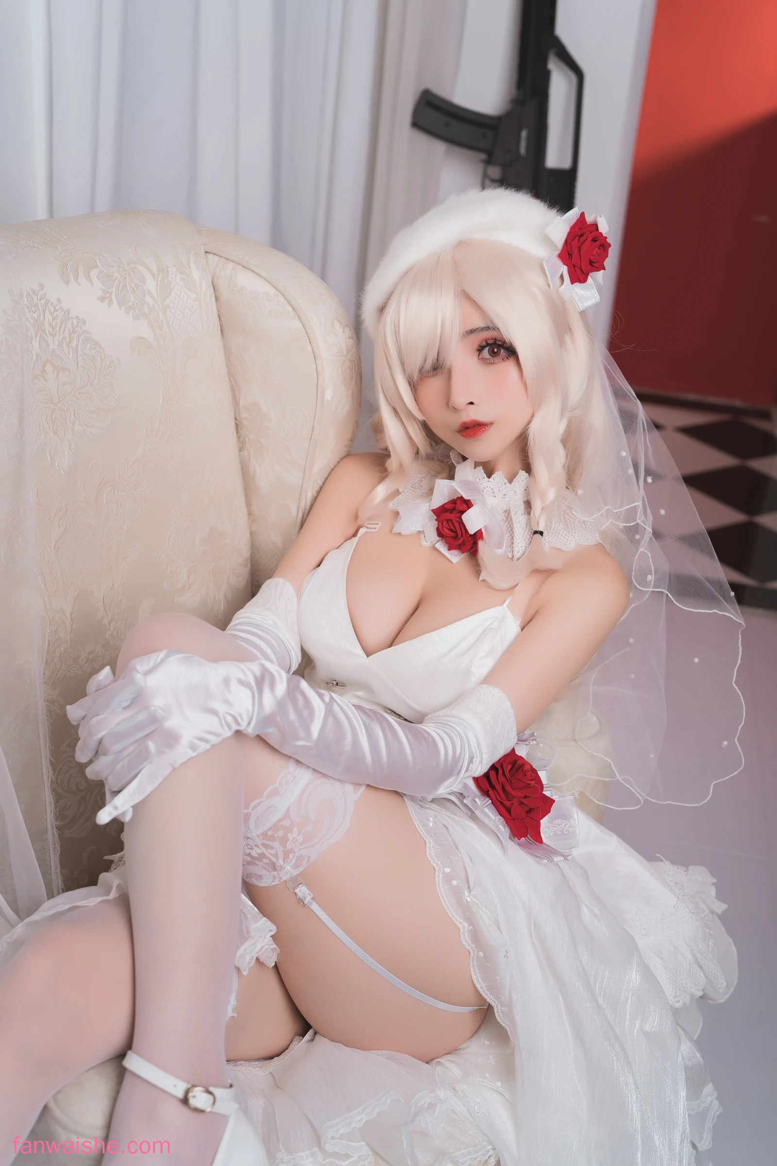 rioko凉凉子 rioko凉凉子 NO.001 - G36c花嫁