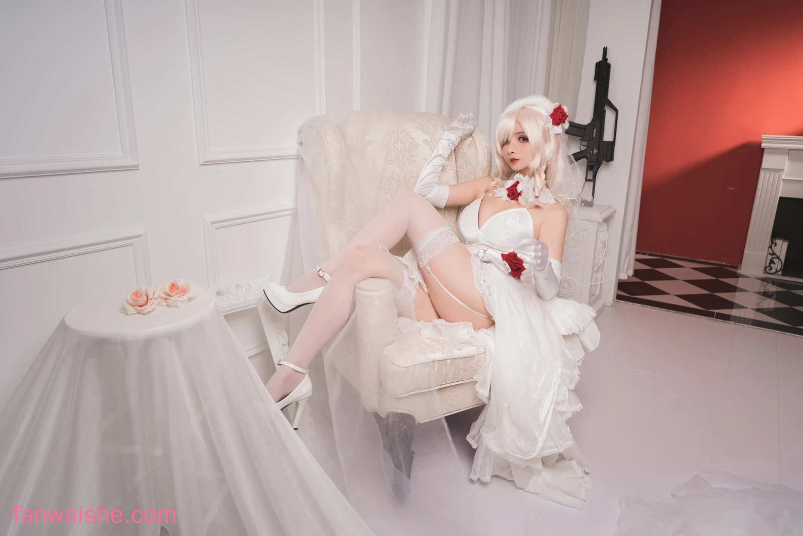 rioko凉凉子 rioko凉凉子 NO.001 - G36c花嫁