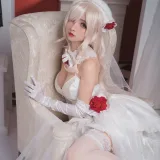 rioko凉凉子《G36c花嫁》主题写真：25张全套美图