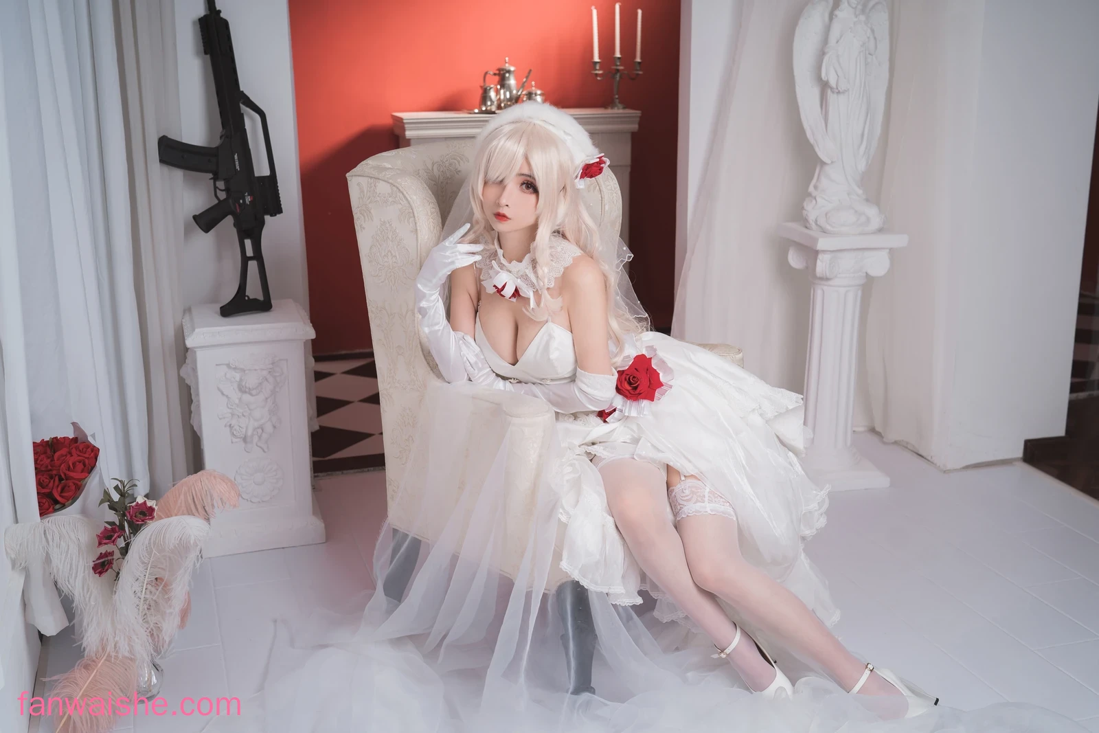 rioko凉凉子 rioko凉凉子 NO.001 - G36c花嫁
