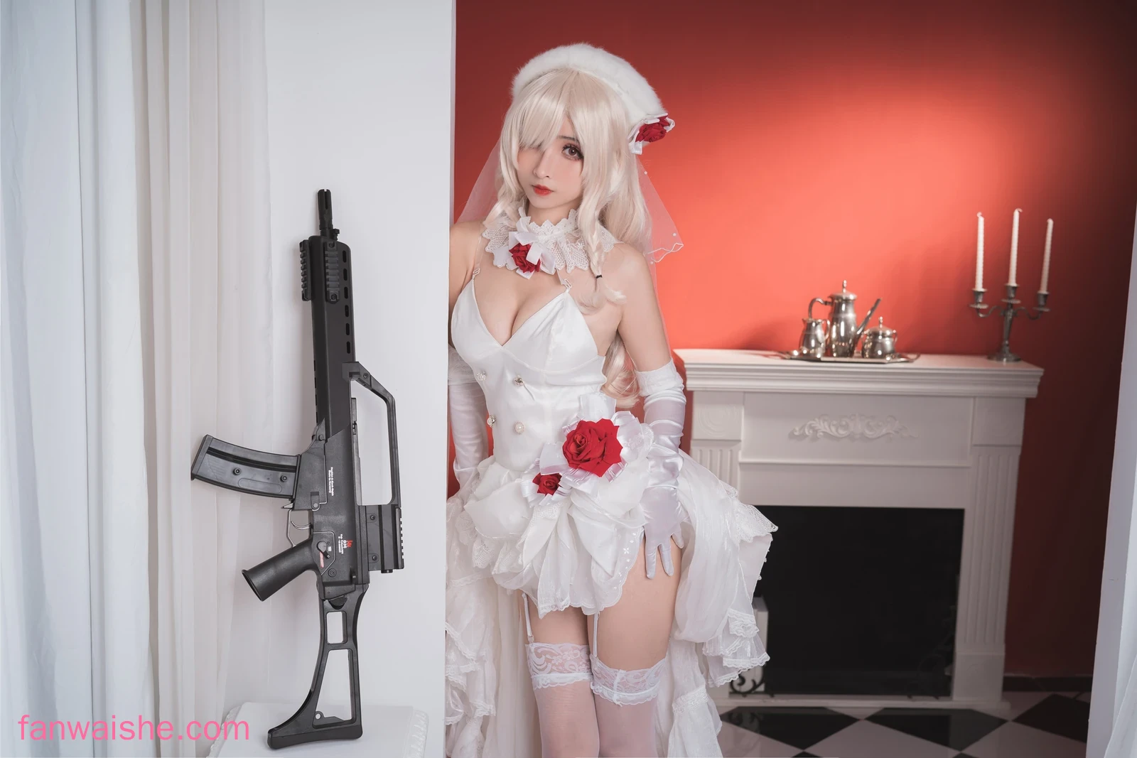 rioko凉凉子 rioko凉凉子 NO.001 - G36c花嫁