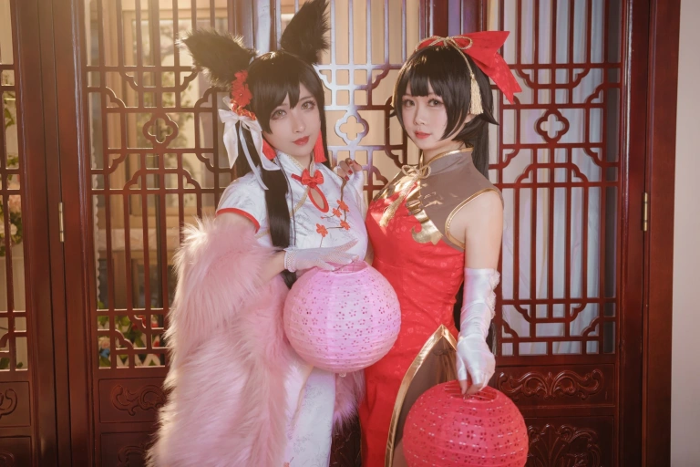 rioko凉凉子《爱宕旗袍》主题写真：20张全套美图