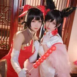 rioko凉凉子《爱宕旗袍》主题写真：20张全套美图