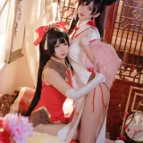 rioko凉凉子《爱宕旗袍》主题写真：20张全套美图