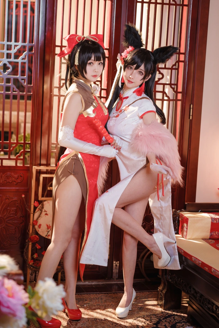 rioko凉凉子《爱宕旗袍》主题写真：20张全套美图