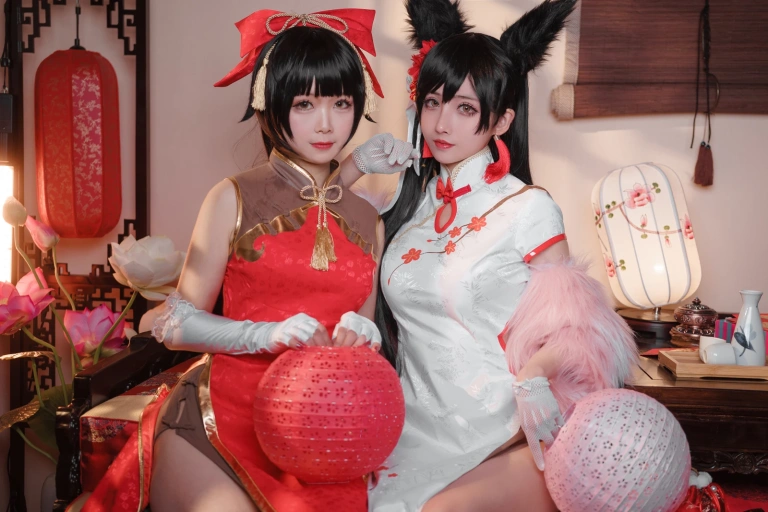 rioko凉凉子《爱宕旗袍》主题写真：20张全套美图