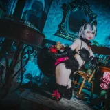 rioko凉凉子《黑贞》主题写真：16张全套美图