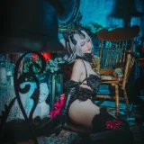 rioko凉凉子《黑贞》主题写真：16张全套美图