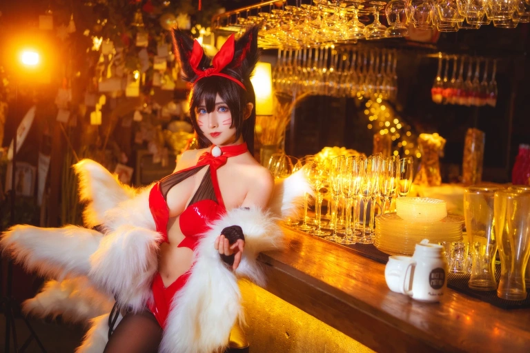 rioko凉凉子《兔女郎阿狸》主题写真：14张全套美图