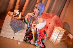 rioko凉凉子《圣路易斯雪下之饮》主题写真：20张全套美图，含2个视频